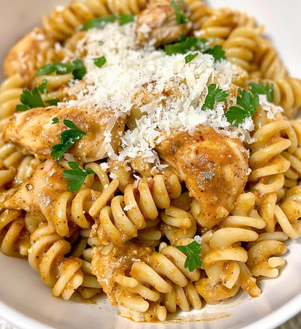 Cajun Garlic Chicken Rotini