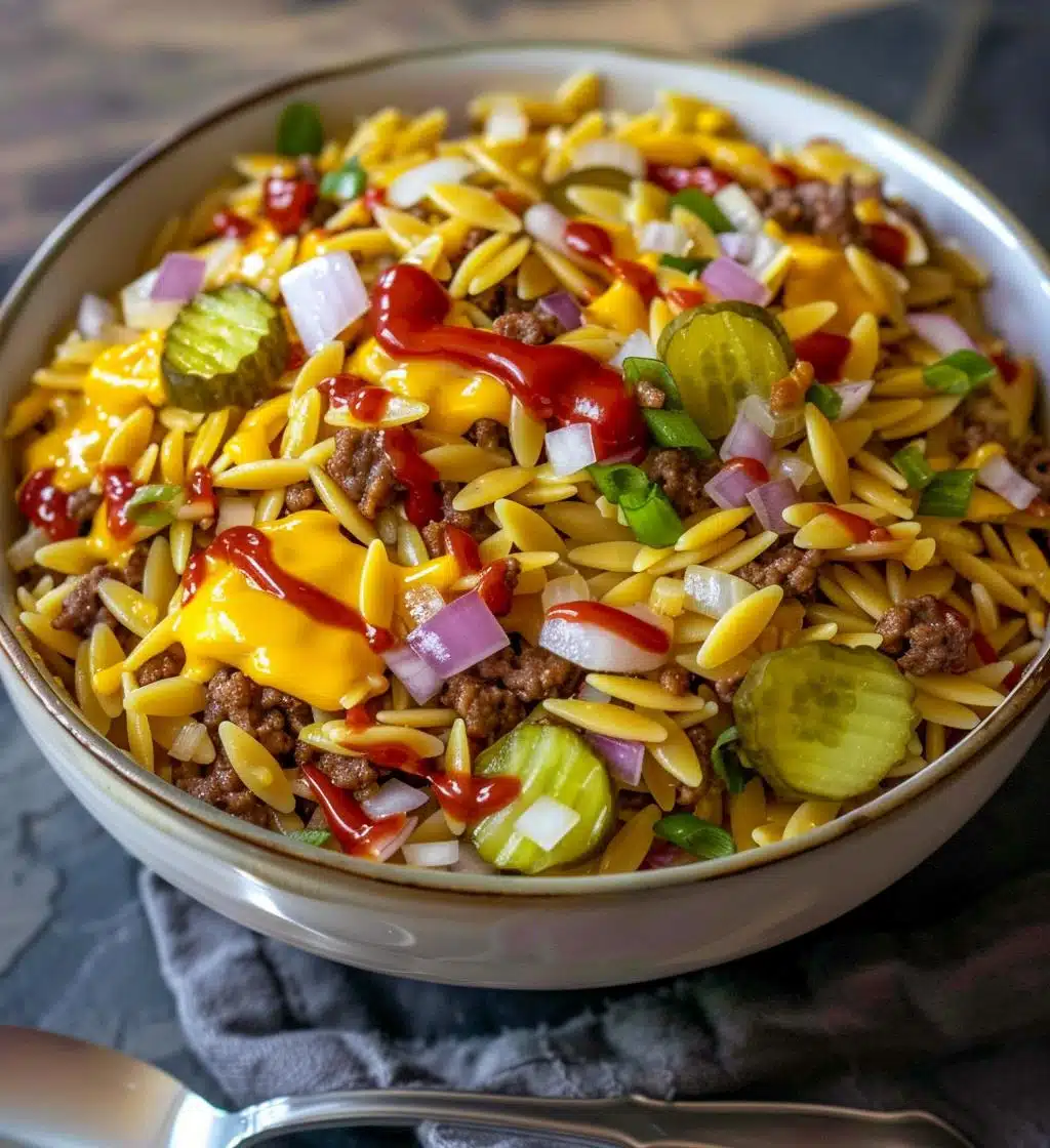 Cheeseburger Orzo - detail 1