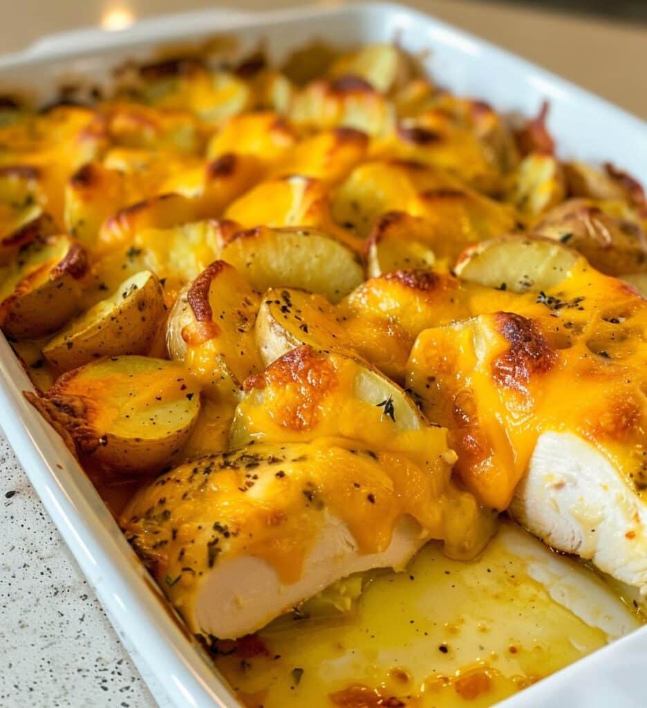 Cheesy Chicken and Potatoes