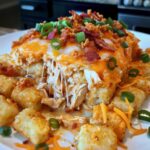 Chicken Bacon Ranch Tater Tot Casserole