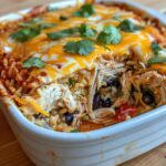 Chicken Burrito Casserole