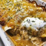 Chicken Enchiladas with Sour Cream Sauce
