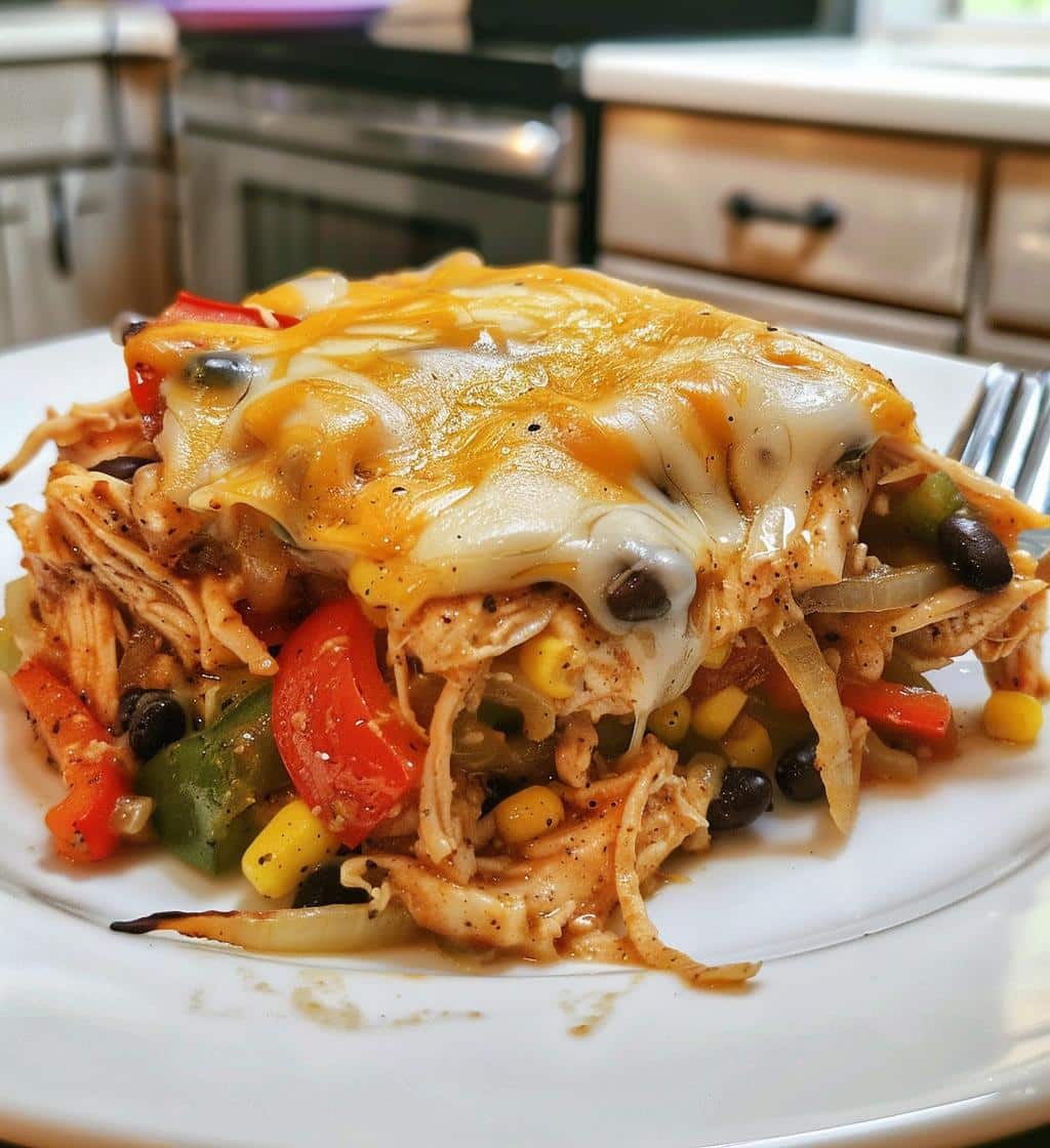 Chicken Fajita Casserole