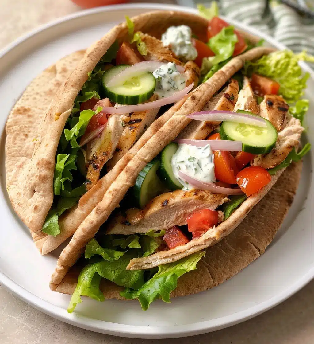 Chicken Pitas - detail 1
