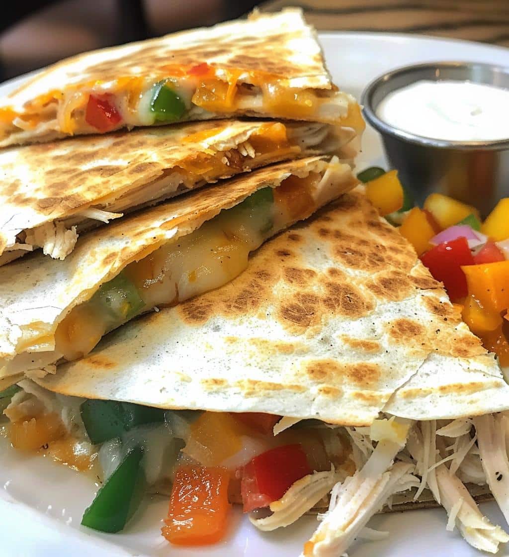Chicken Ranch Quesadilla