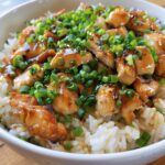 Chicken Rice Bowls with Garlic Sauce