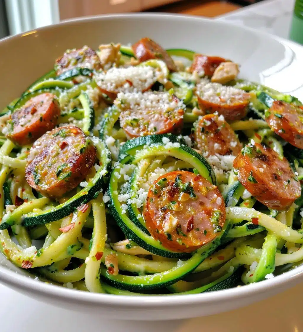 Chicken Sausage Zucchini Pasta - detail 1