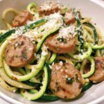 Chicken Sausage Zucchini Pasta