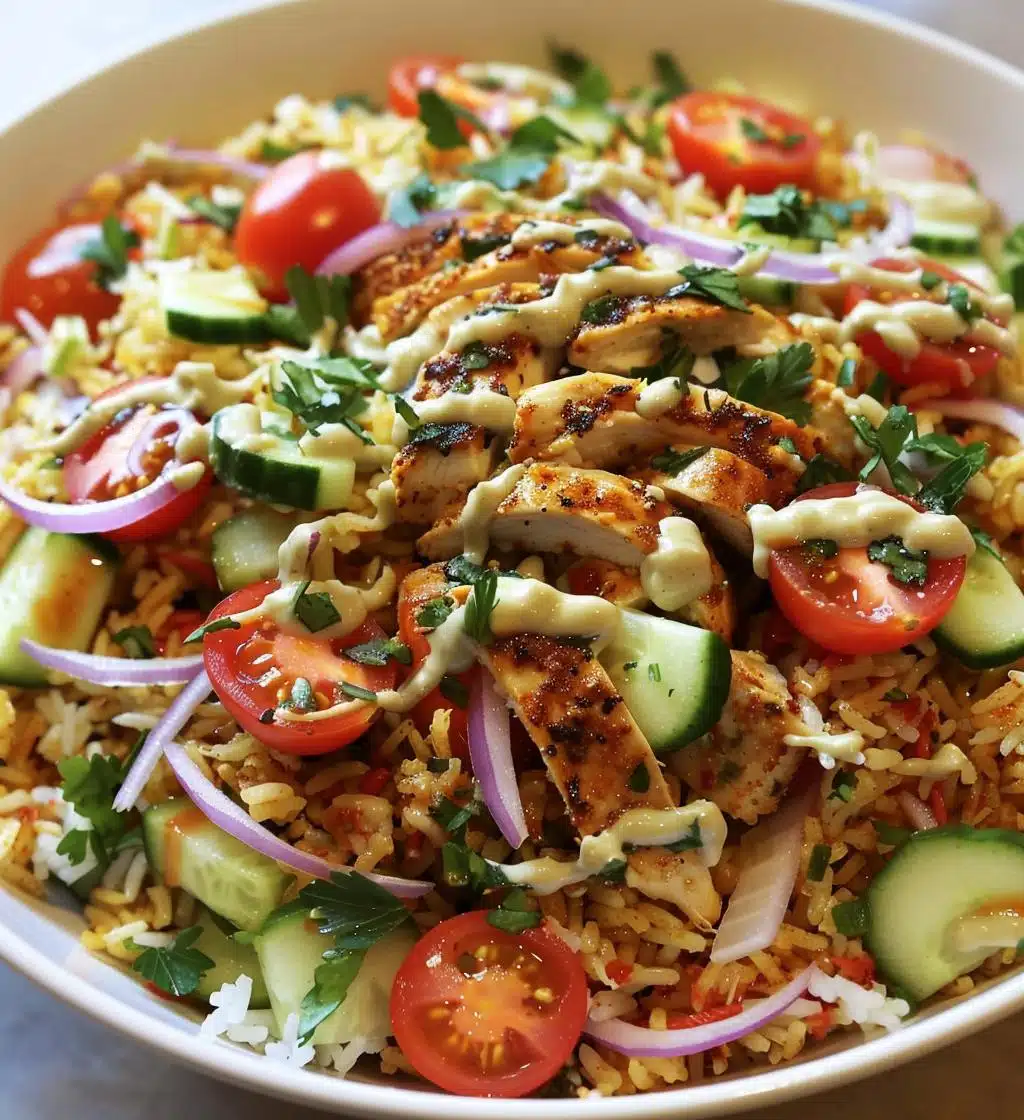 Chicken Shawarma Crispy Rice Salad - detail 1