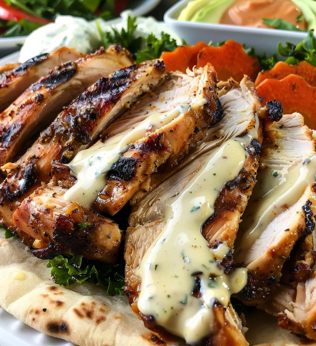 Chicken Shawarma with Garlic Sauce
