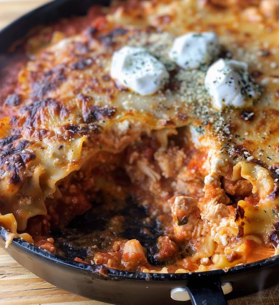 Chicken Skillet Lasagna