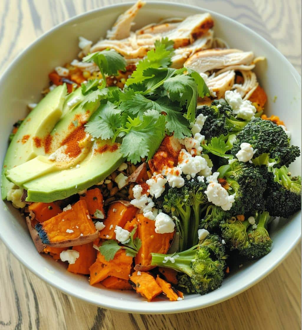 Chicken Sweet Potato Bowl