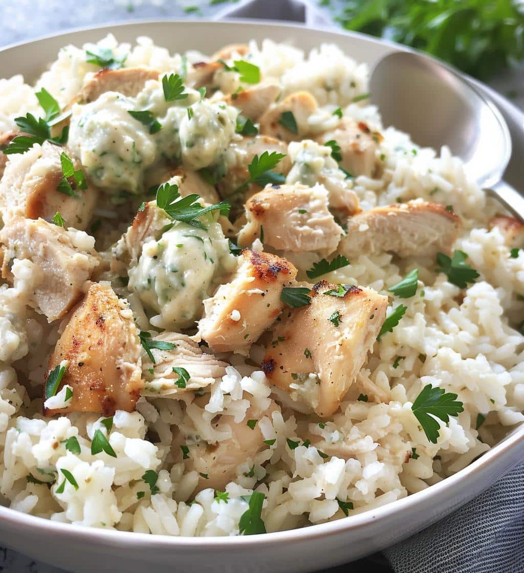 Chicken Tzatziki Rice