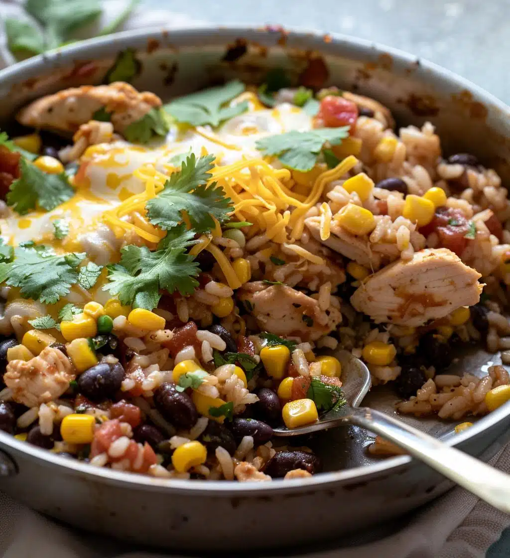 Chicken and Rice Taco Skillet - detail 1