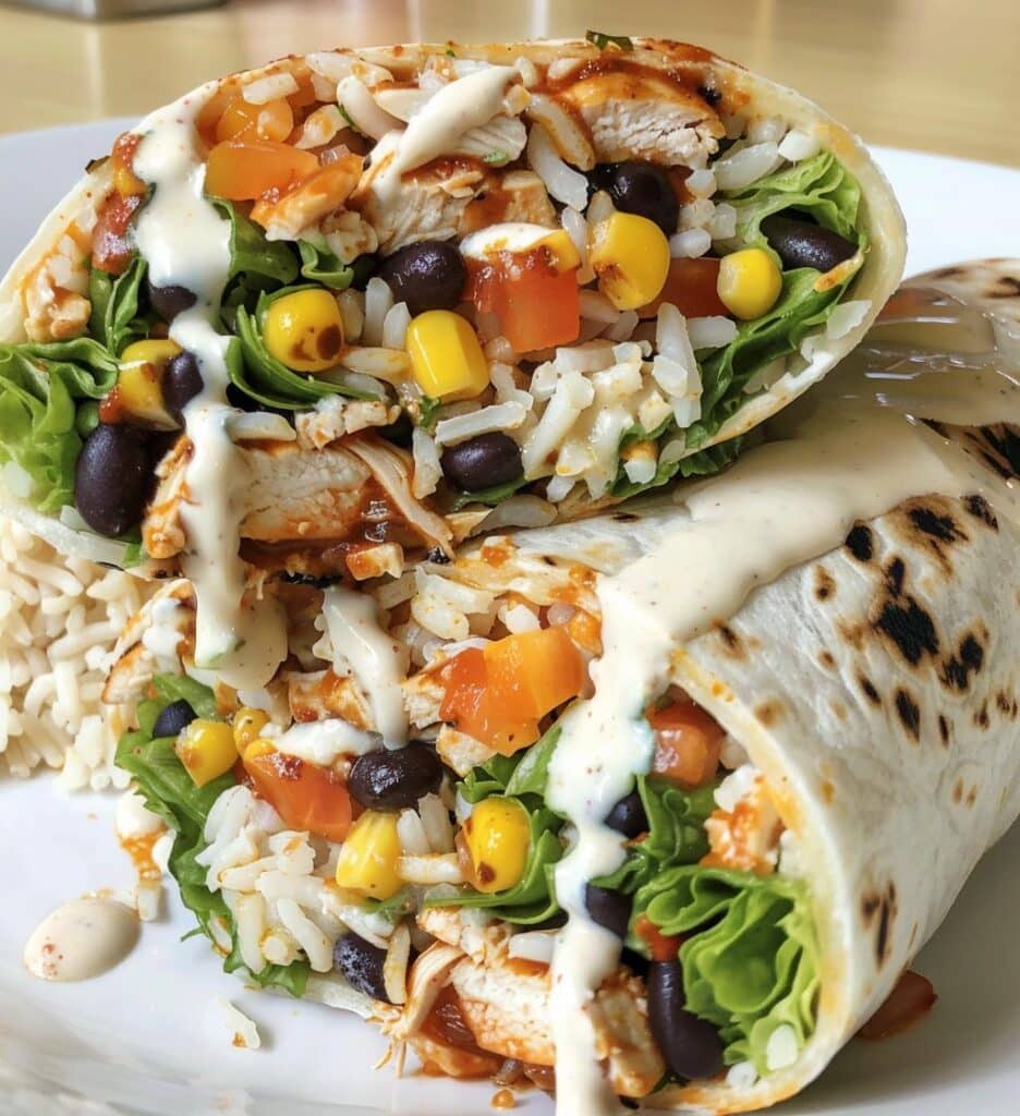 Chipotle Ranch Chicken Burrito