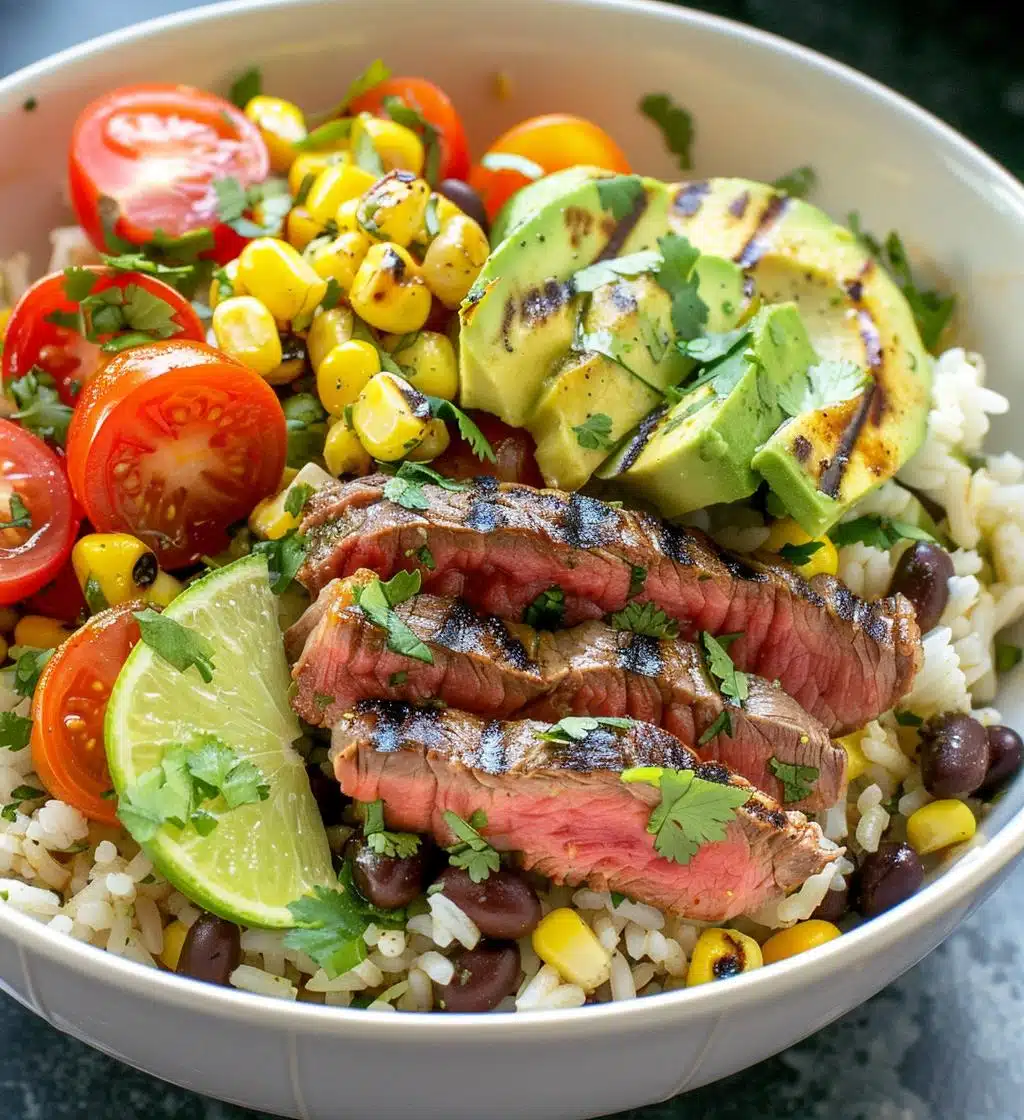Cilantro Lime Steak Bowls - detail 1