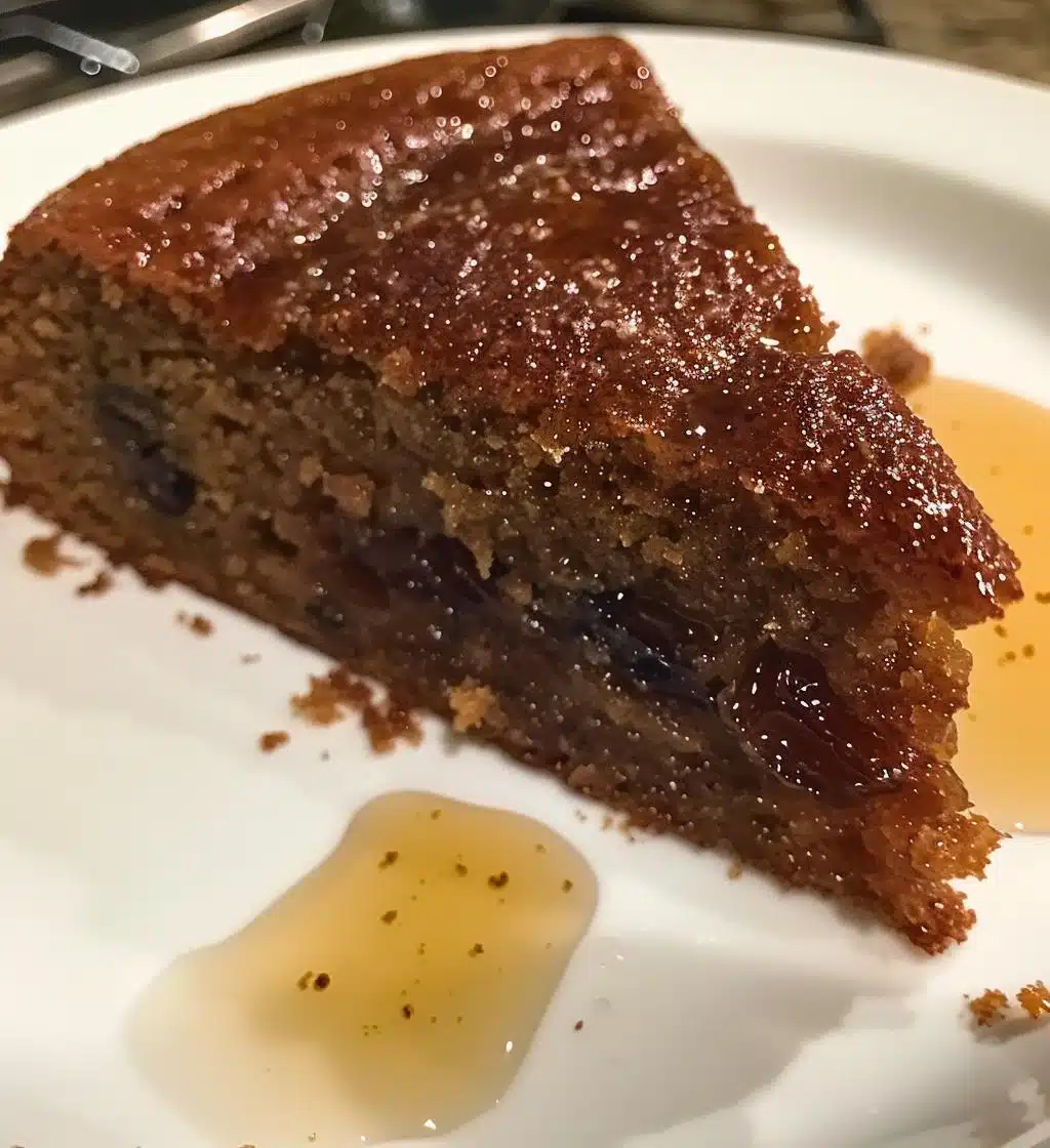 Cinnamon Date Cake with Citrus Syrup - detail 1