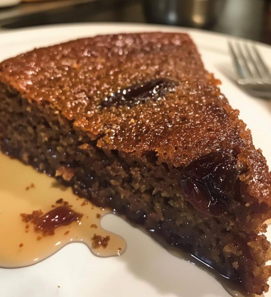 Cinnamon Date Cake with Citrus Syrup