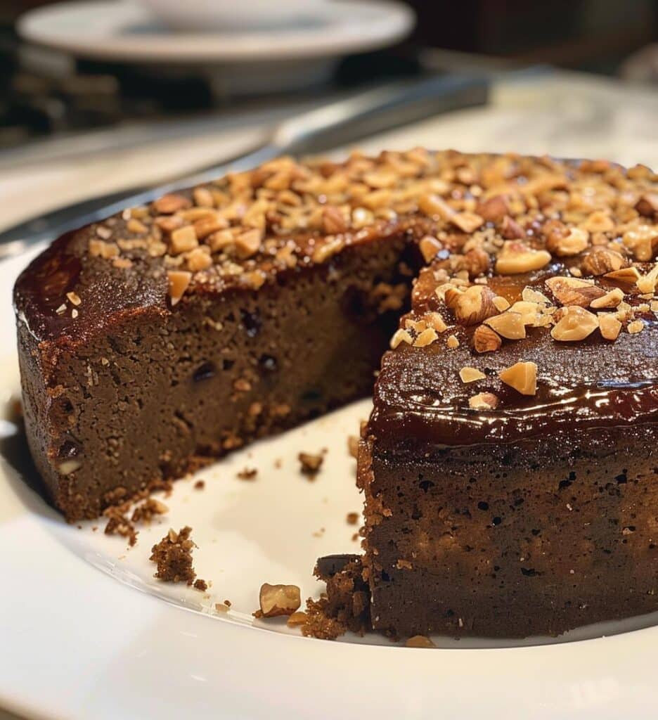 Clove-Infused Date Butter Cake