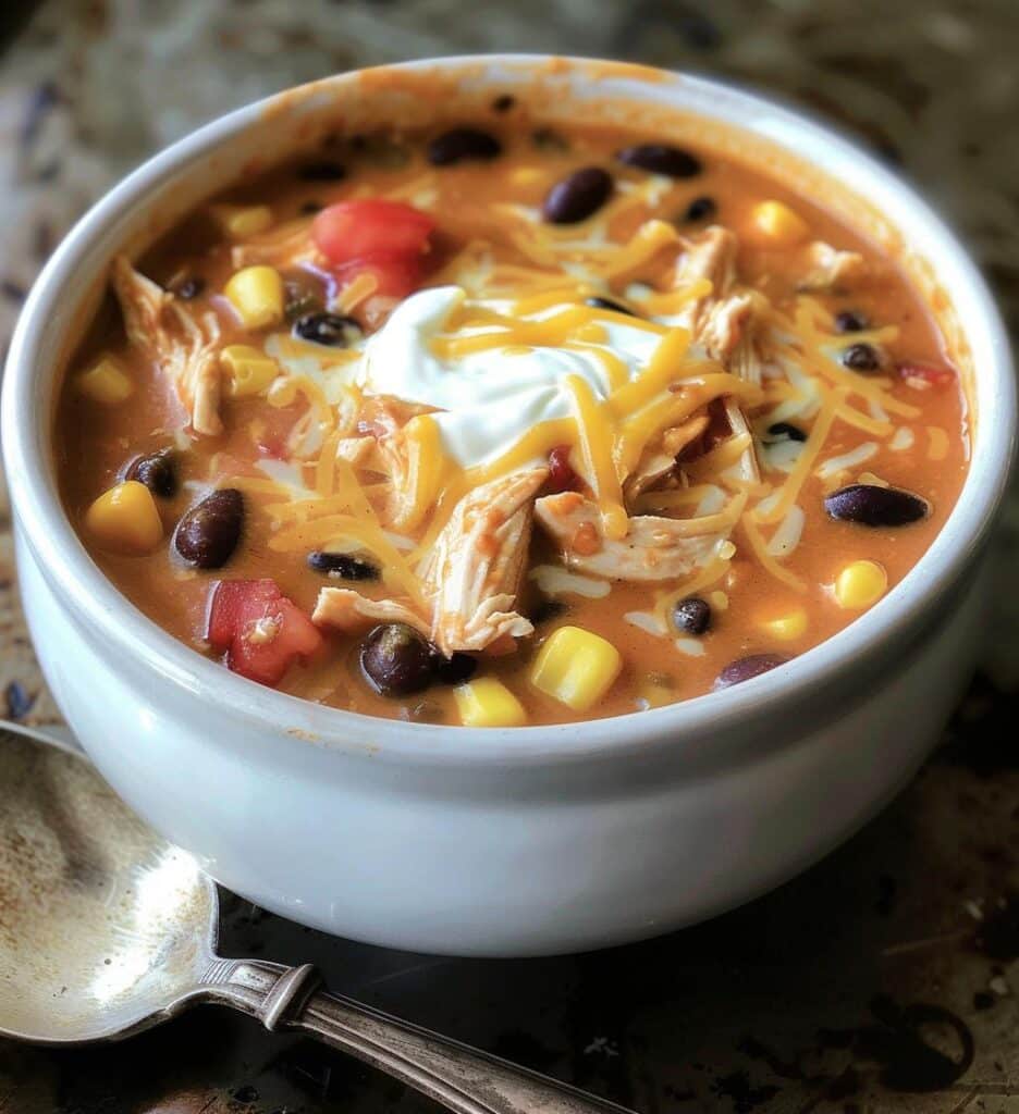 Creamy Chicken Enchilada Soup