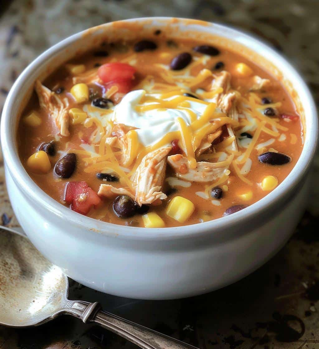 Creamy Chicken Enchilada Soup