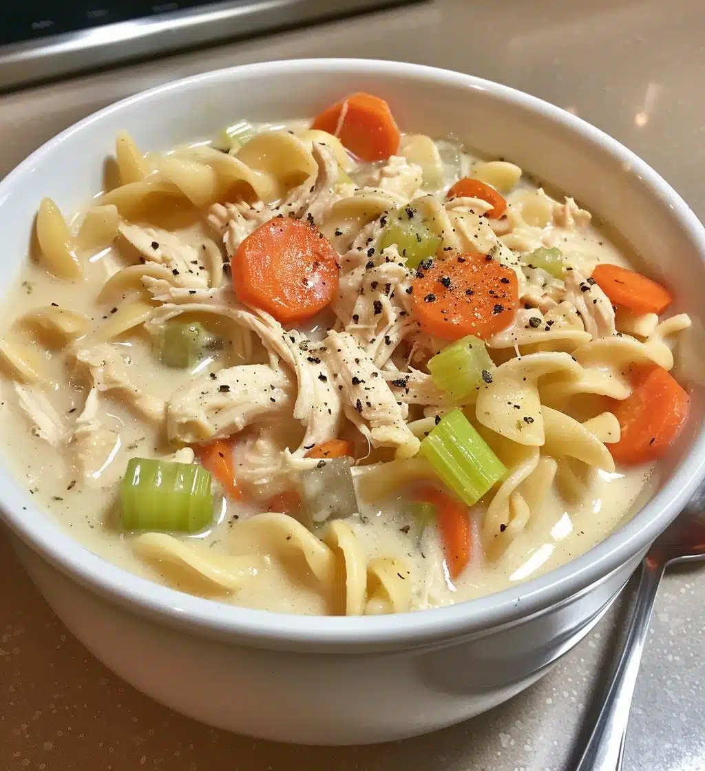 Creamy Chicken Noodle Soup - detail 1