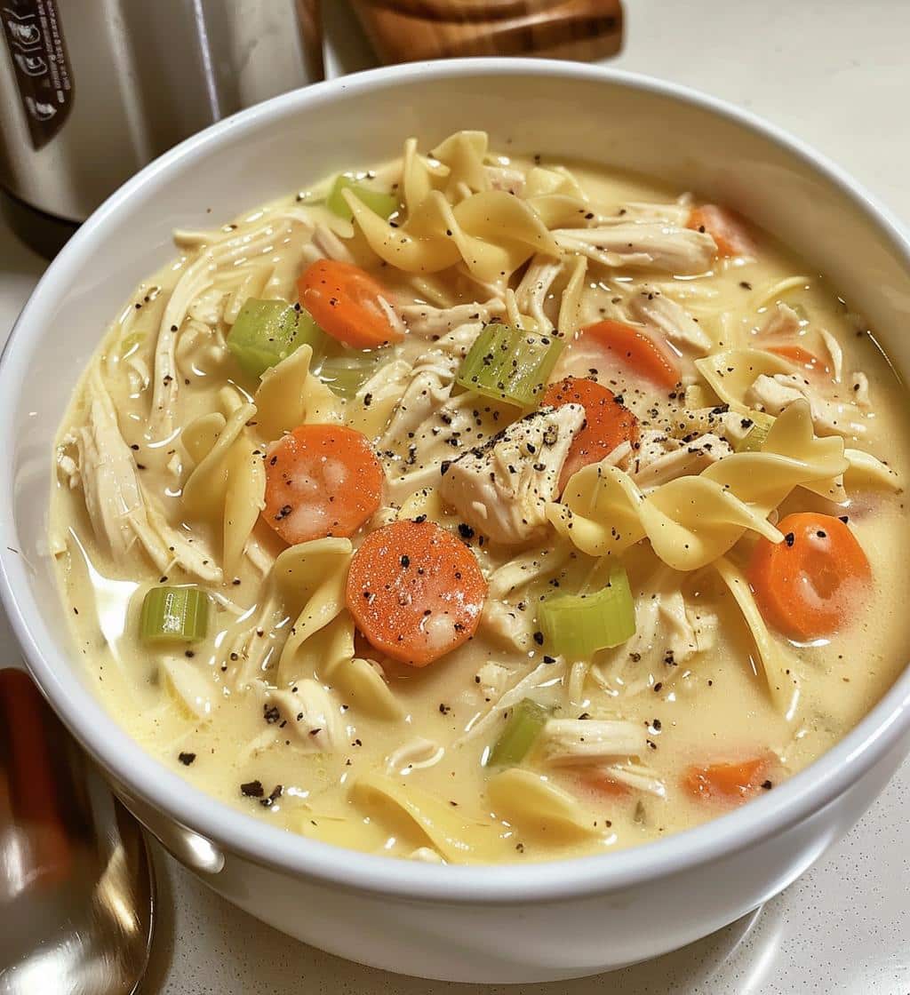 Creamy Chicken Noodle Soup