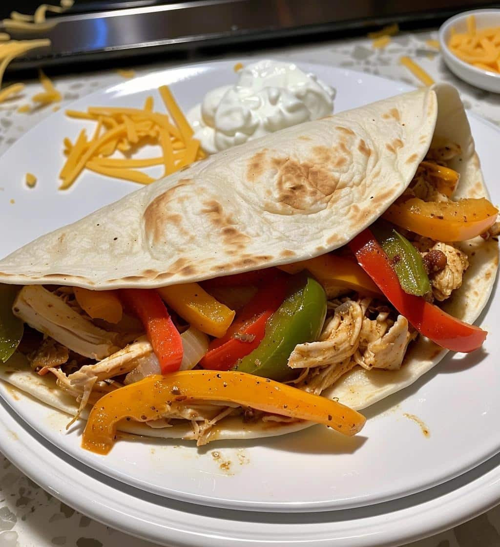 Crockpot Chicken Fajitas