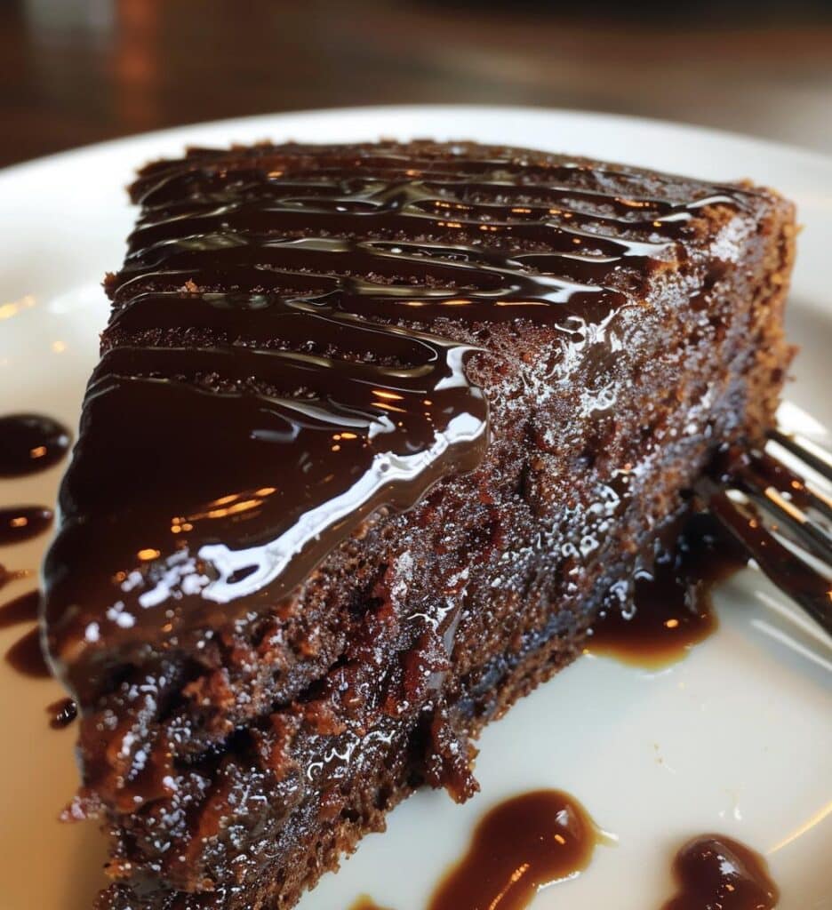 Dark Date & Nutmeg Cake with Glaze