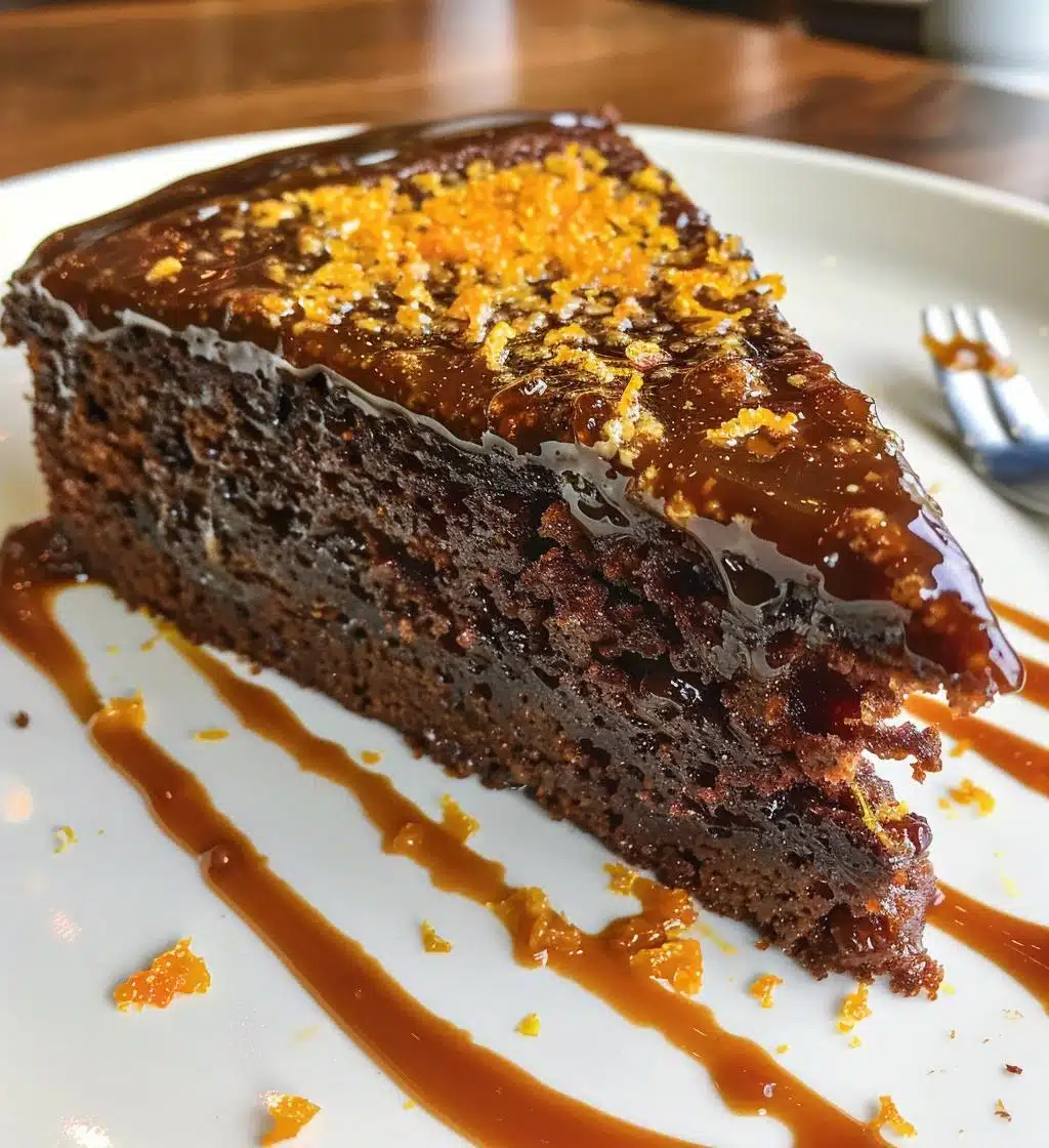 Dark Honey Date Cake with Orange Zest - detail 1