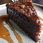 Dark Honey Date Cake with Spiced Syrup