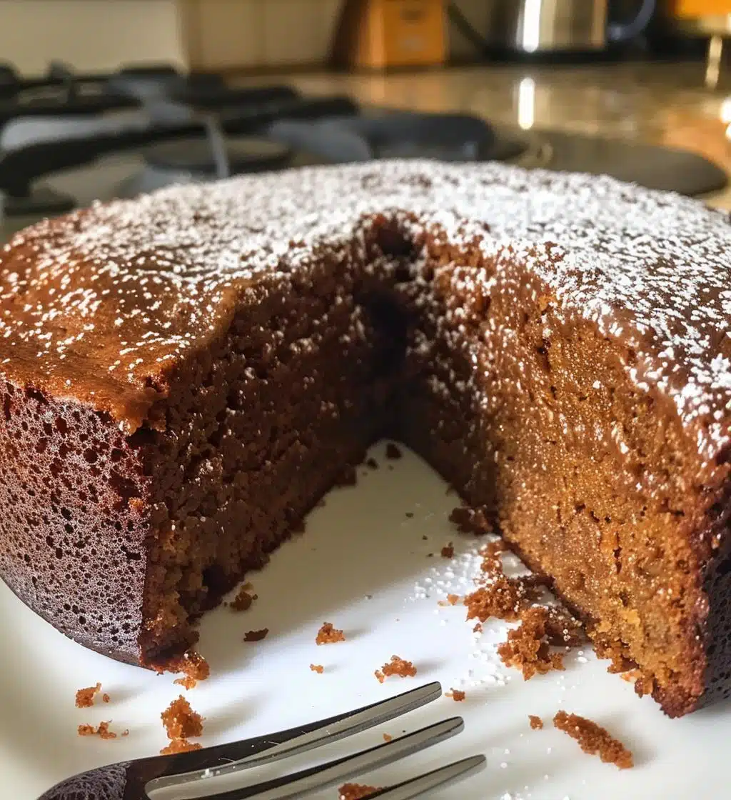 Dark Orange Gingerbread Cake - detail 1