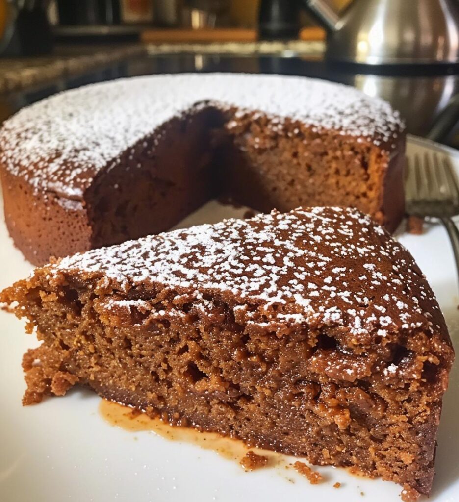 Dark Orange Gingerbread Cake