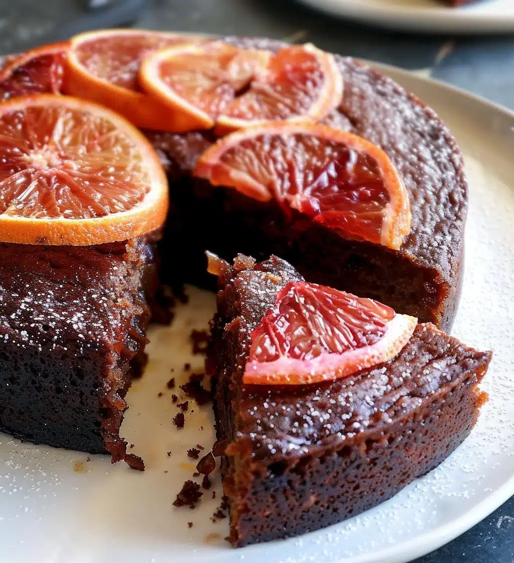 Date & Blood Orange Molasses Cake - detail 1