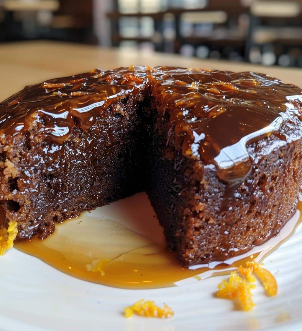 Date & Charred Orange Syrup Cake - detail 1