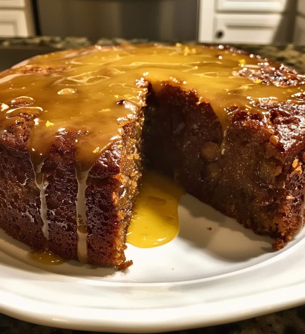 Date Honey Cake with Lemon Glaze - detail 1