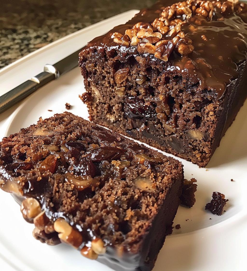 Date & Walnut Treacle Cake