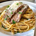 Garlic Beef Pasta