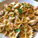 Garlic Butter Chicken Bowtie Pasta
