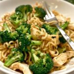 Garlic Chicken Broccoli Noodles