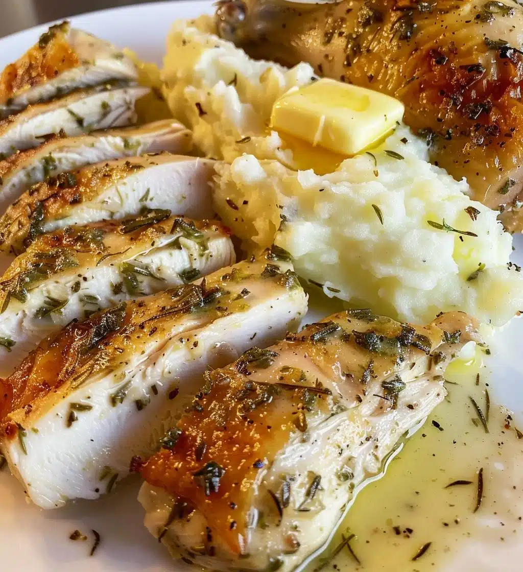 Garlic Herb Chicken and Mashed Potatoes - detail 1