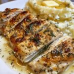Garlic Herb Chicken and Mashed Potatoes