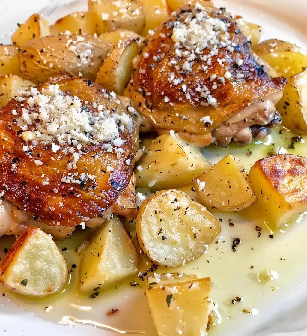 Garlic Parmesan Chicken and Potatoes - detail 1