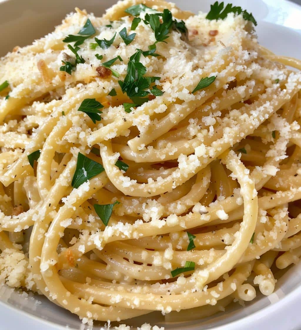 Garlic Parmesan Pasta Bowls