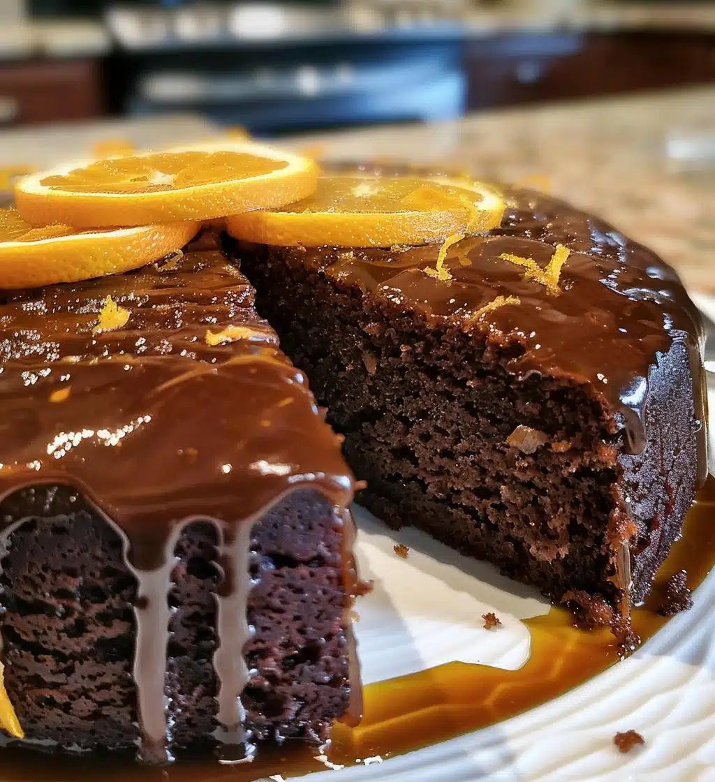 Ginger Orange Molasses Cake - detail 1