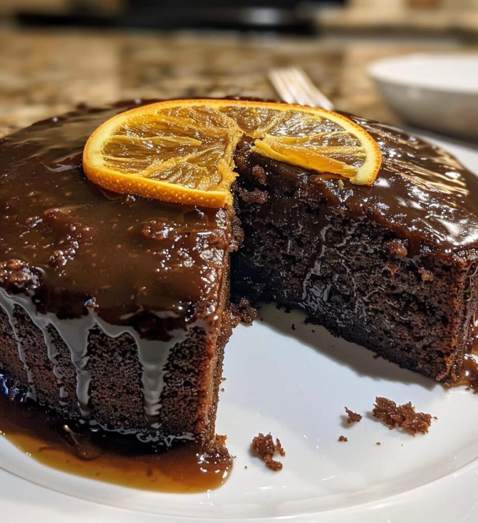 Ginger Orange Molasses Cake