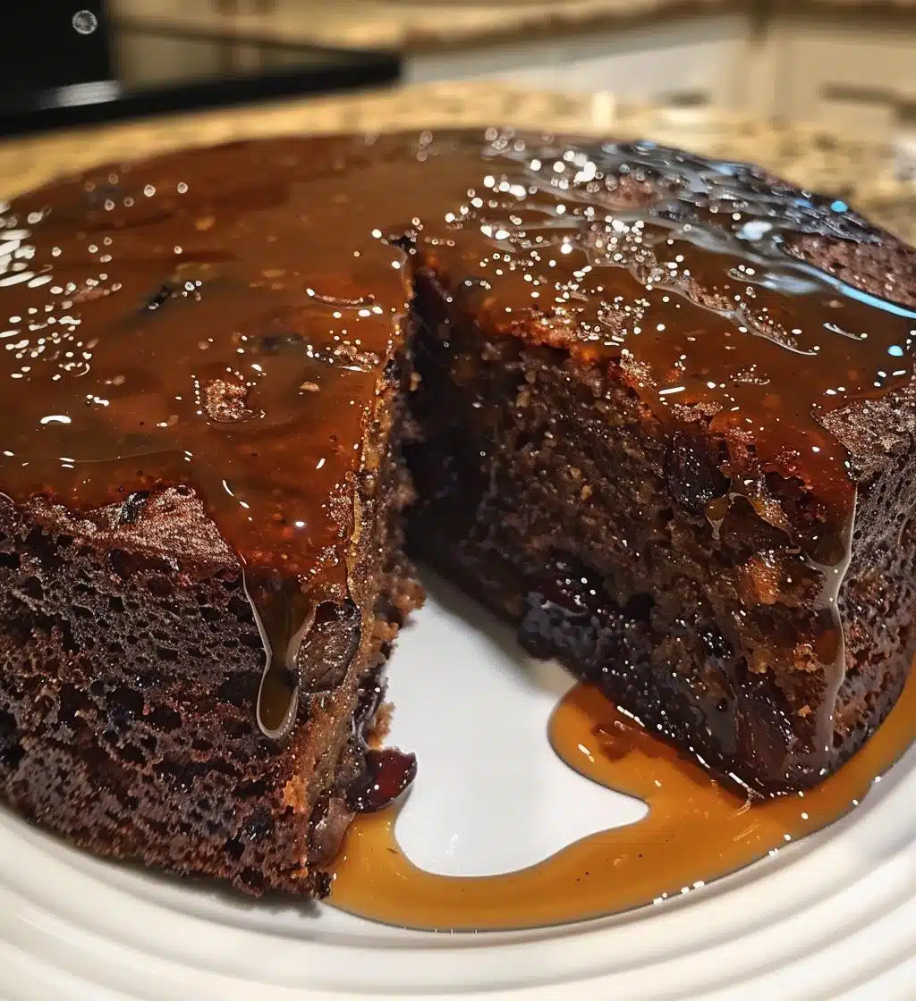 Golden Syrup & Date Pudding Cake - detail 1