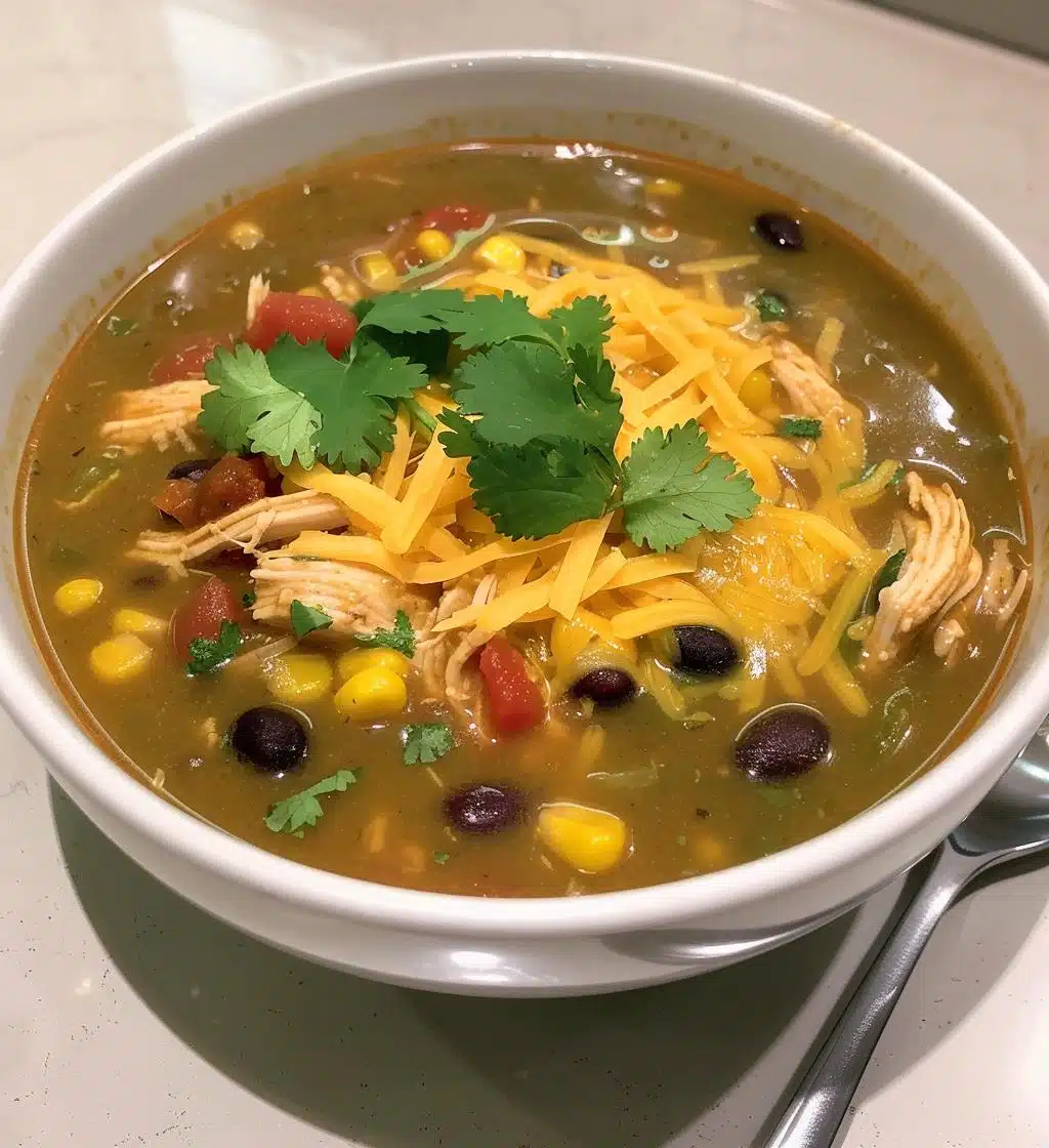 Green Enchilada Chicken Soup - detail 1