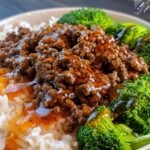 Ground Beef Hot Honey Bowl