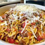Ground Beef Orzo